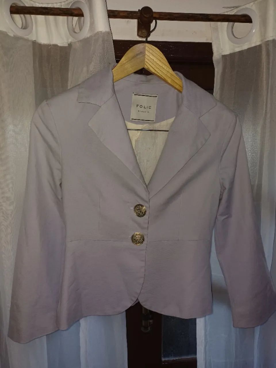 Blazer Azul Celeste -Folic