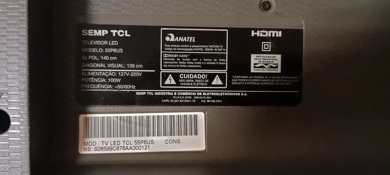 Vendo tv com defeito mas com concerto  - Foto 2