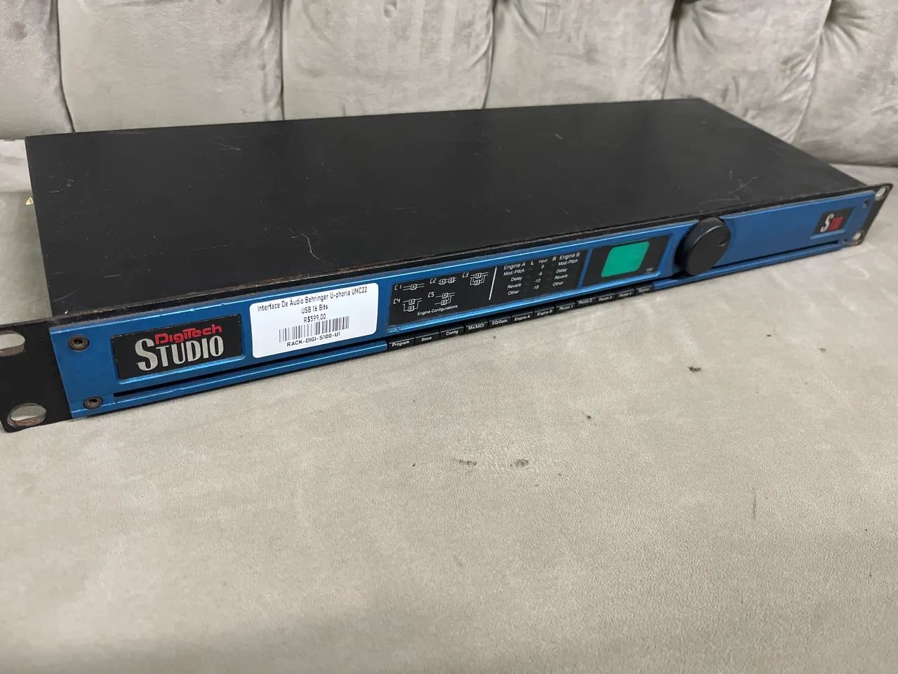 Rack multi efeitos Studio S100 Digitech