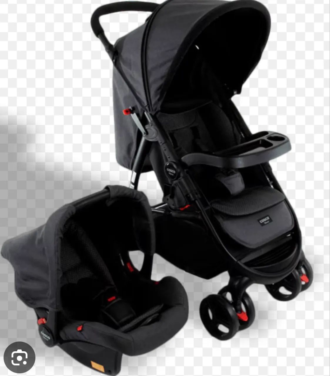 Carrinho de bebê + bebê conforto 