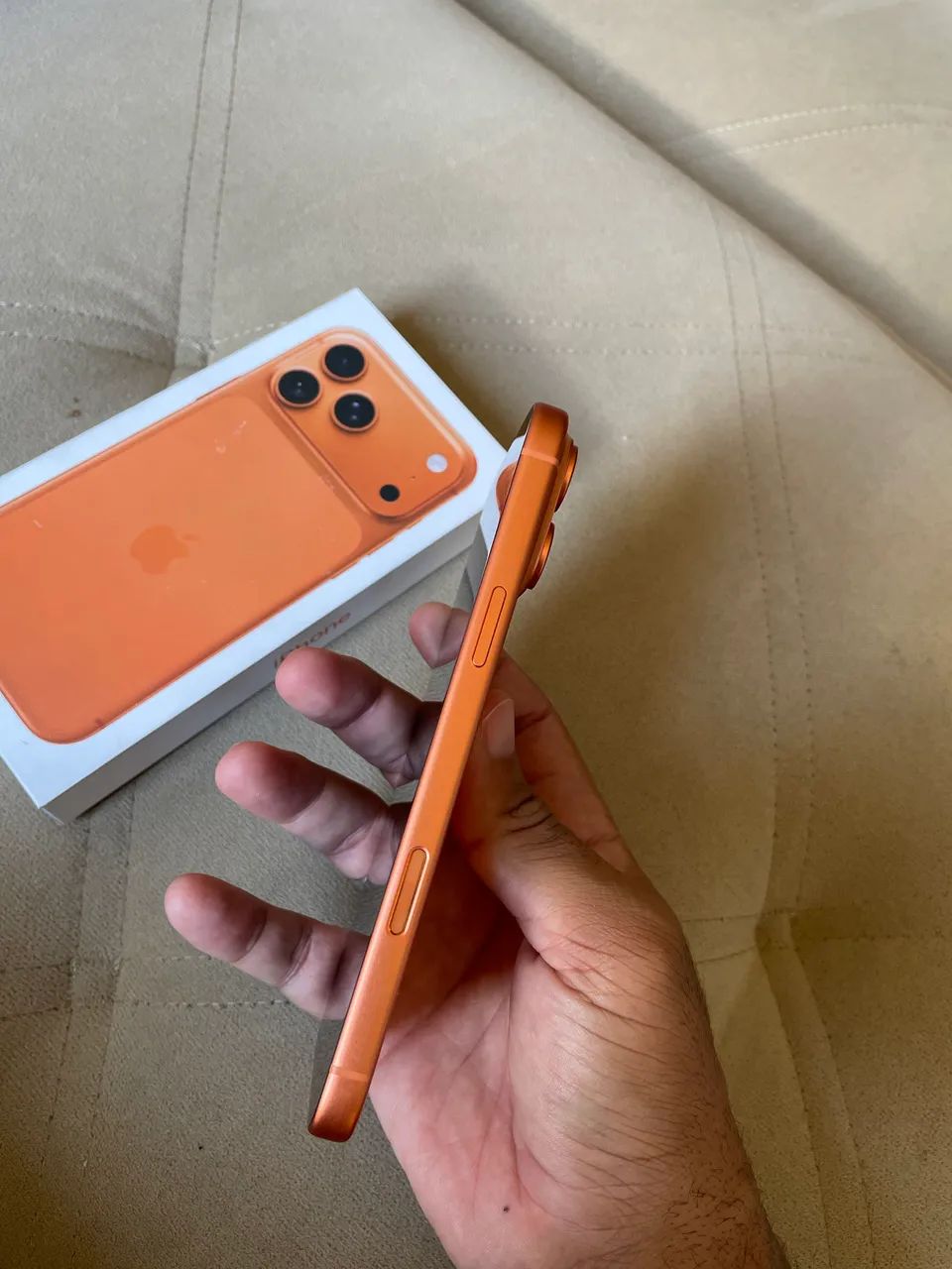 iPhone 17 pro max 256GB Laranja Cósmico  - Foto 2