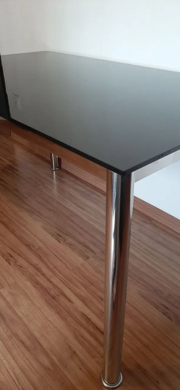Mesa de vidro 1.30m X 75cm - Foto 2
