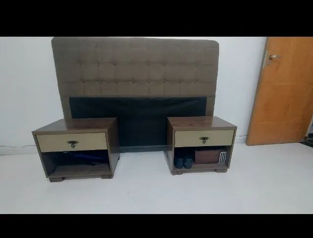 Cabeceira de cama Queen com criados mudos - Foto 3