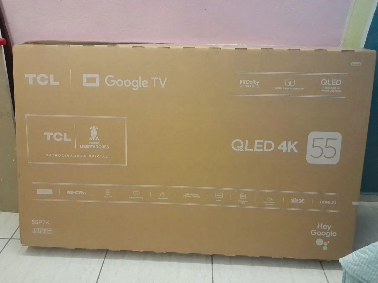 Tv smart Qled 4K 55 pol TCL - Foto 4
