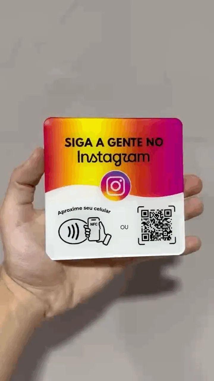 Placas NFC Google / Instagram  - Foto 3