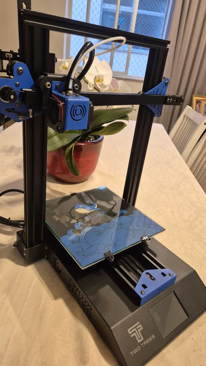 Impressora 3d TwoTrees Bluer V3 com modificações - Foto 3