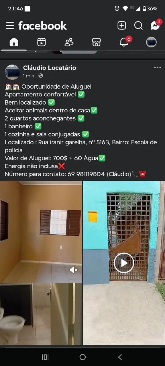 Aluguel Apartamento 2 Quartos 