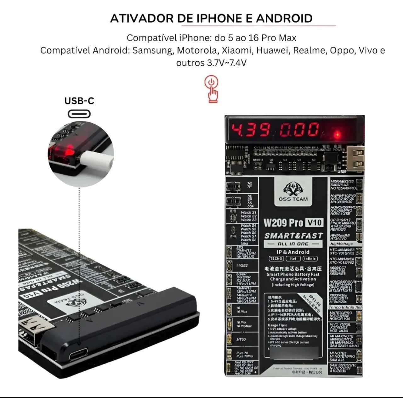 Placa ativadora de bateria de celular  - Foto 4