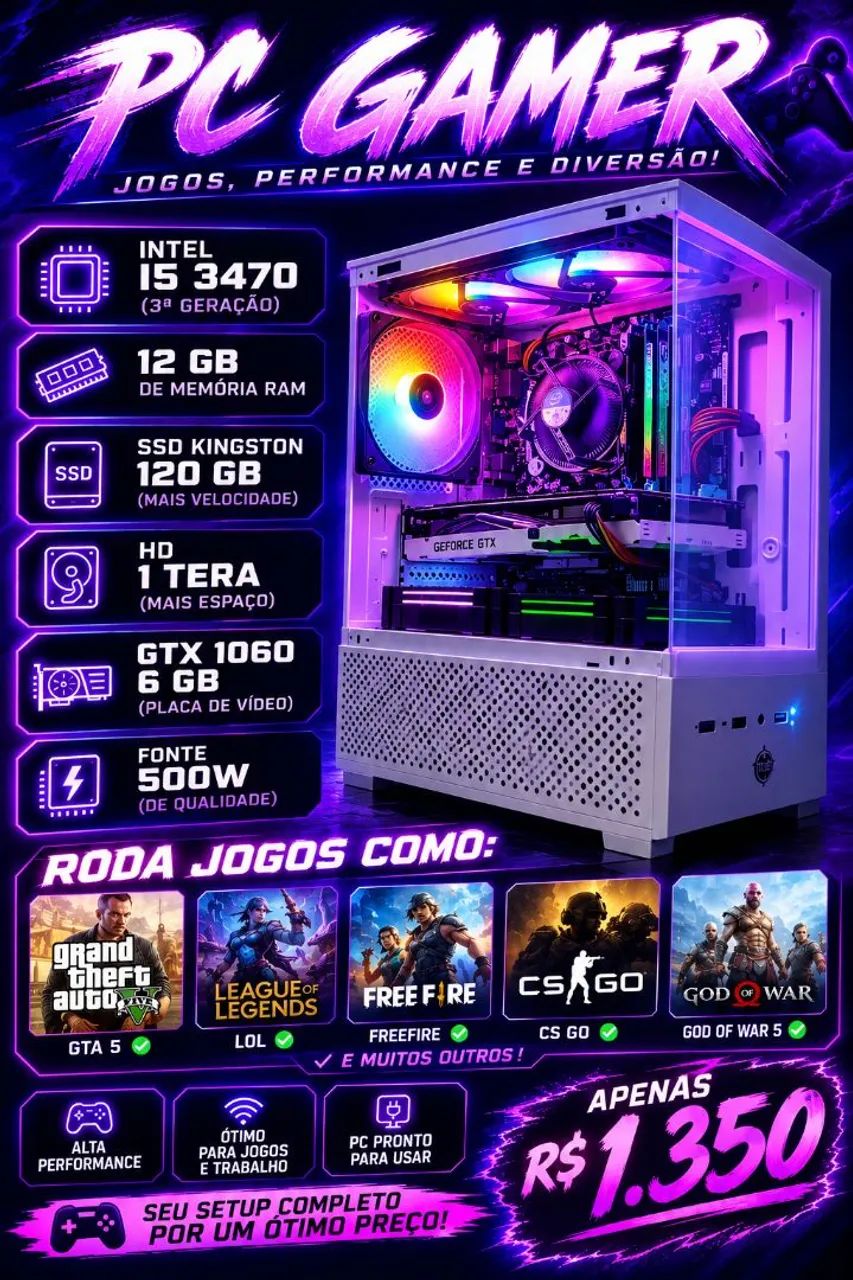 Vendo pc gamer