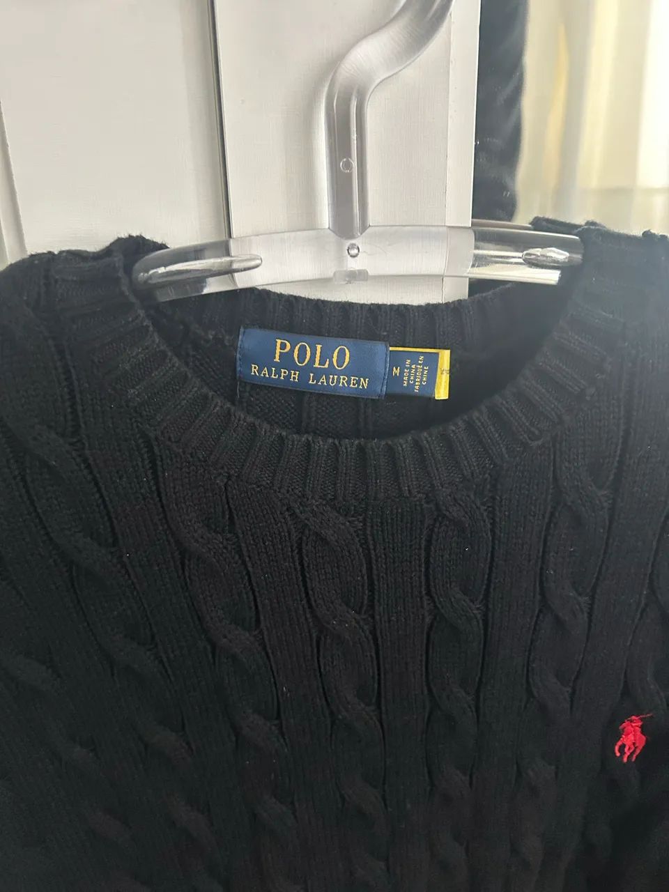 Suéter tricô polo Ralph Lauren original  - Foto 4