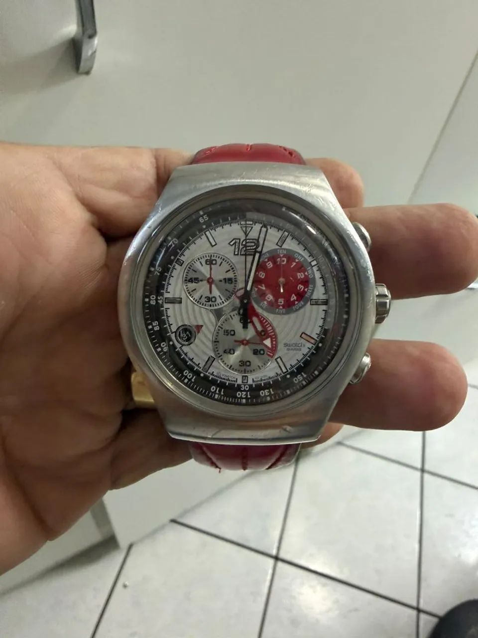 SWATCH PRATA duas pulseiras  - Foto 4