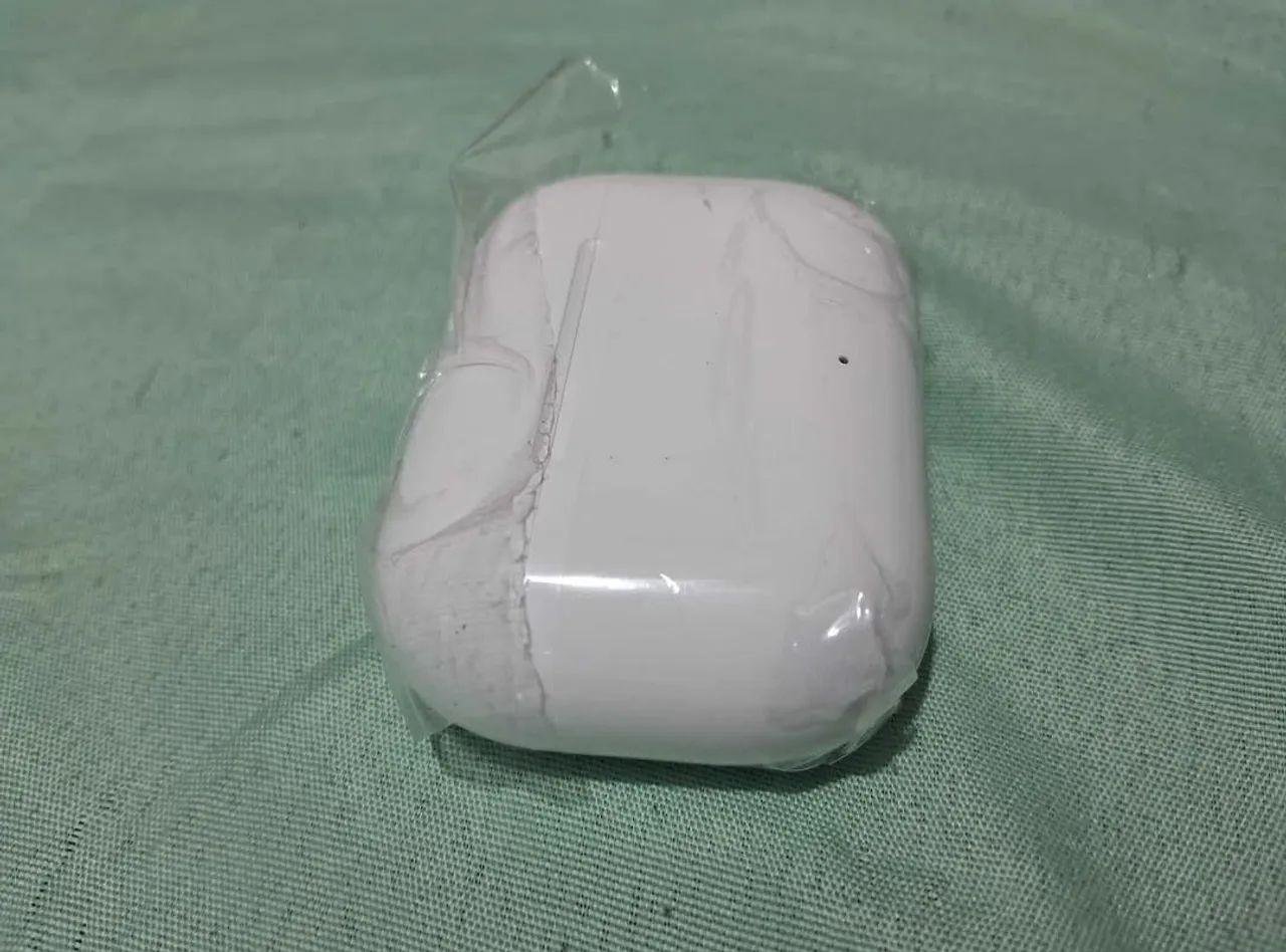 Fone Airpod Bluetooth, microfone. Novo - Foto 2