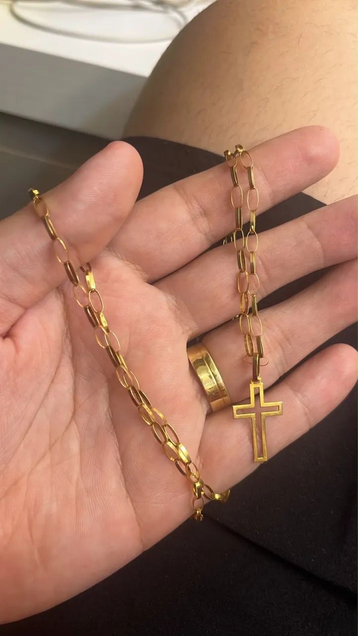 Cordão de ouro 18k - Foto 2