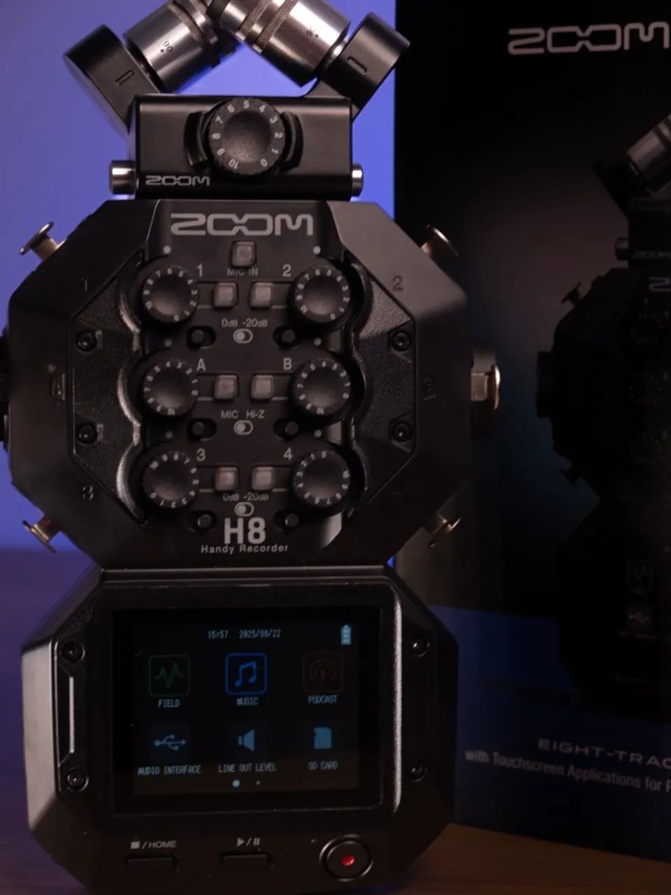 Zoom H8 | Gravador De Voz Digital | Preto65606294711554122