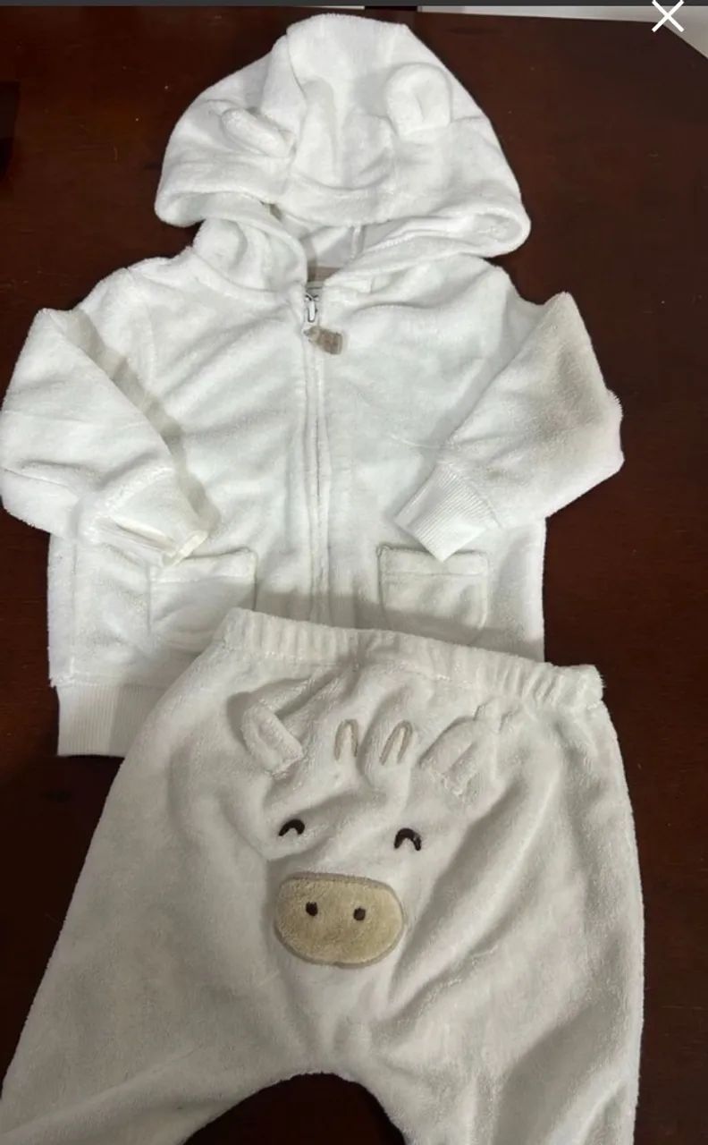 Conjunto branco Carter?s 3M