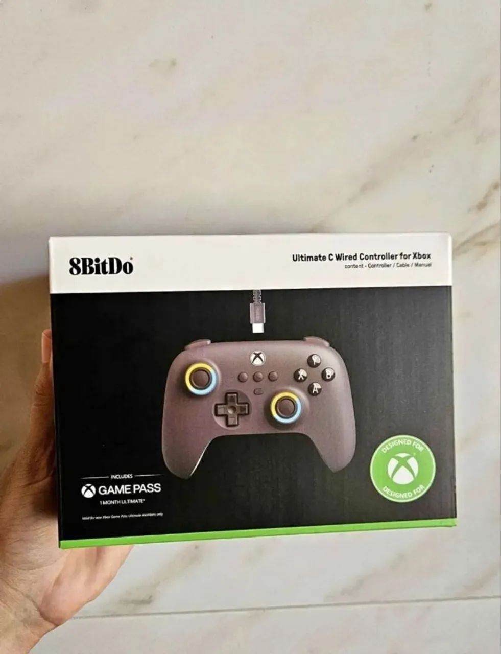 Controle 8Bitdo Últimate C + Game Pass Ultimate