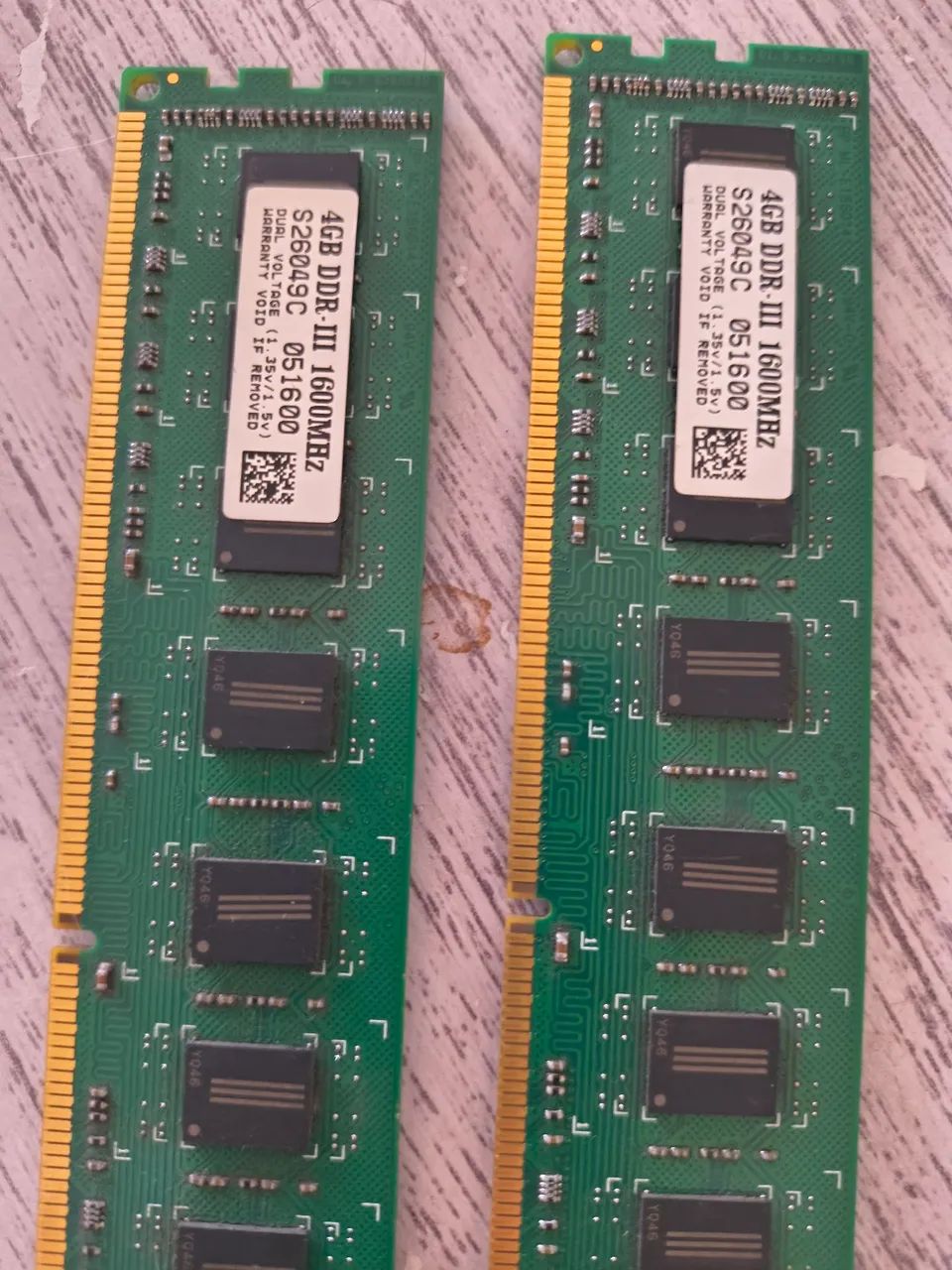 Par  Memória Ram DDR3 4gb
