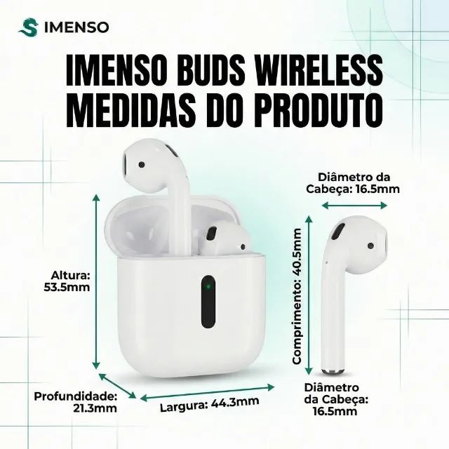 Fone de Ouvido Imenso Buds Wireless IMS-801 - Foto 5