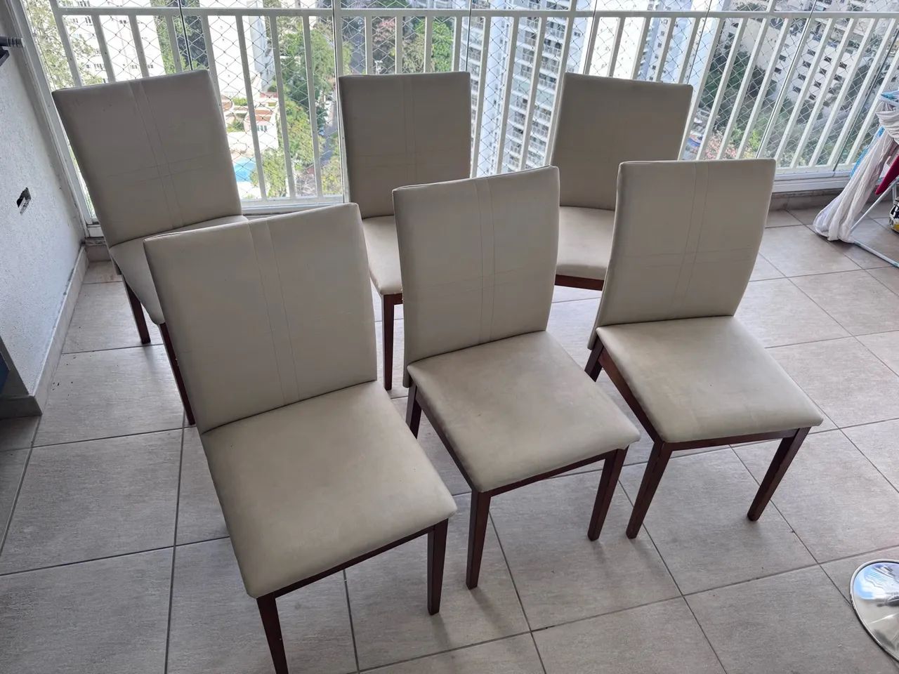 6 Cadeiras de Mesa de Jantar Lindas - Foto 2