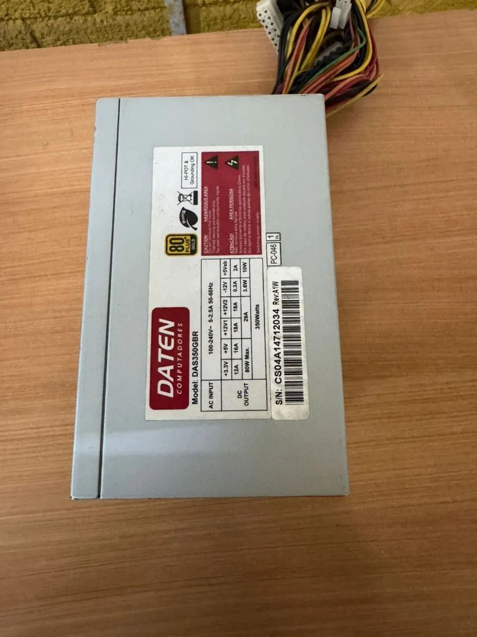 FONTE DATEN 350W 80 PLUS  - Foto 2