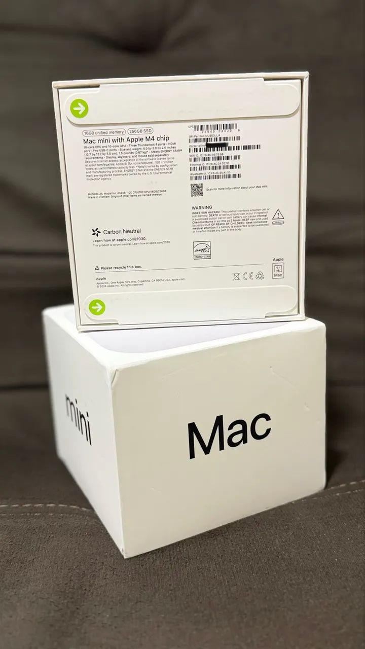 Mac Mini M4 16GB/256GB - Computadores e Desktops - Grand Ville