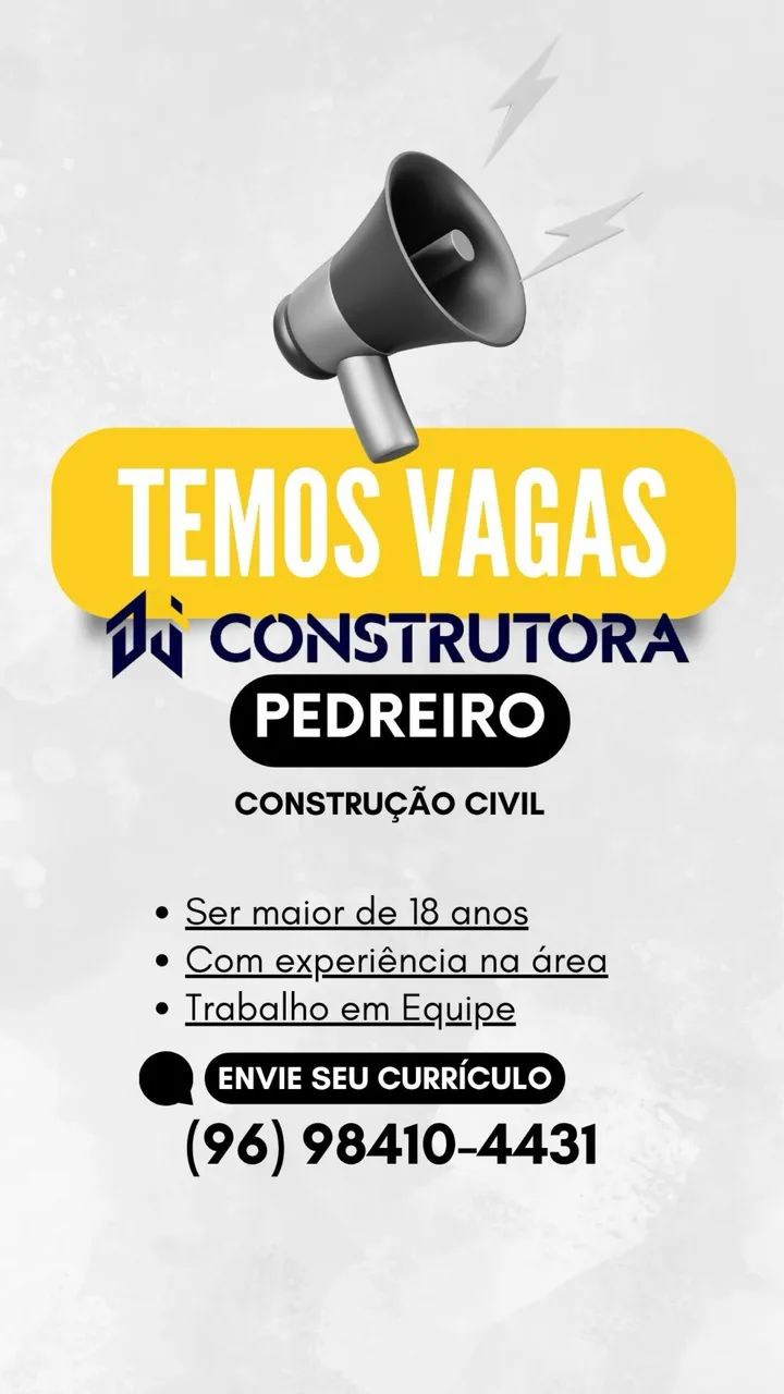 Vagas para a construção civil Oiapoque - Foto 2