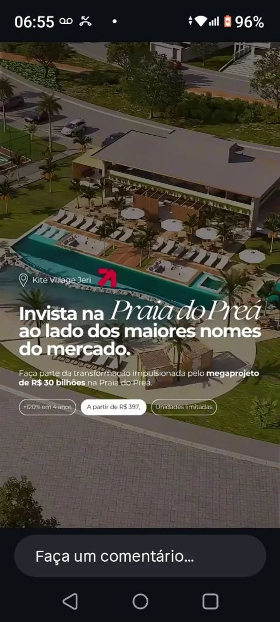 Terreno lotes condomínio Jericoacoara preá 
