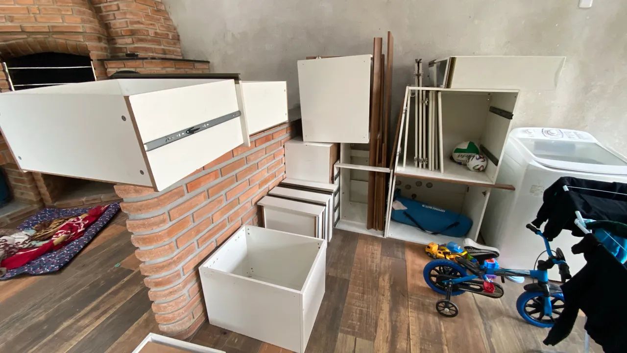 Armario Cozinha 8 pecas MDF - Foto 2