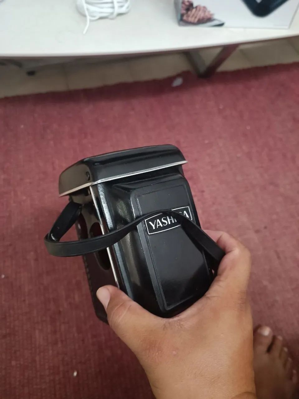 Máquina fotográfica analógica antiga  - Foto 3
