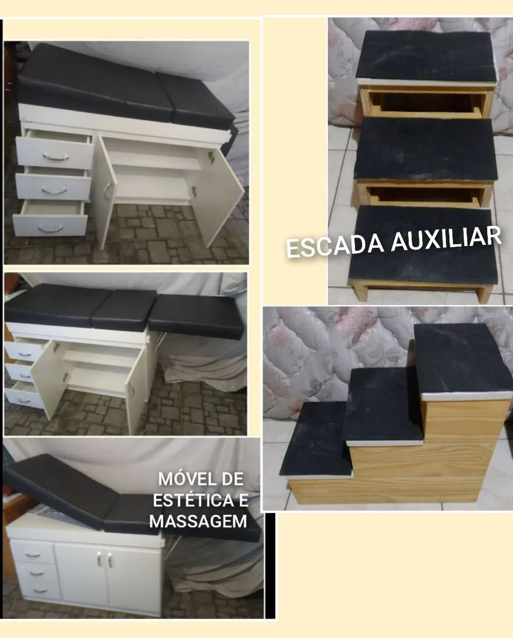 Escada auxiliar com móvel  - Foto 4