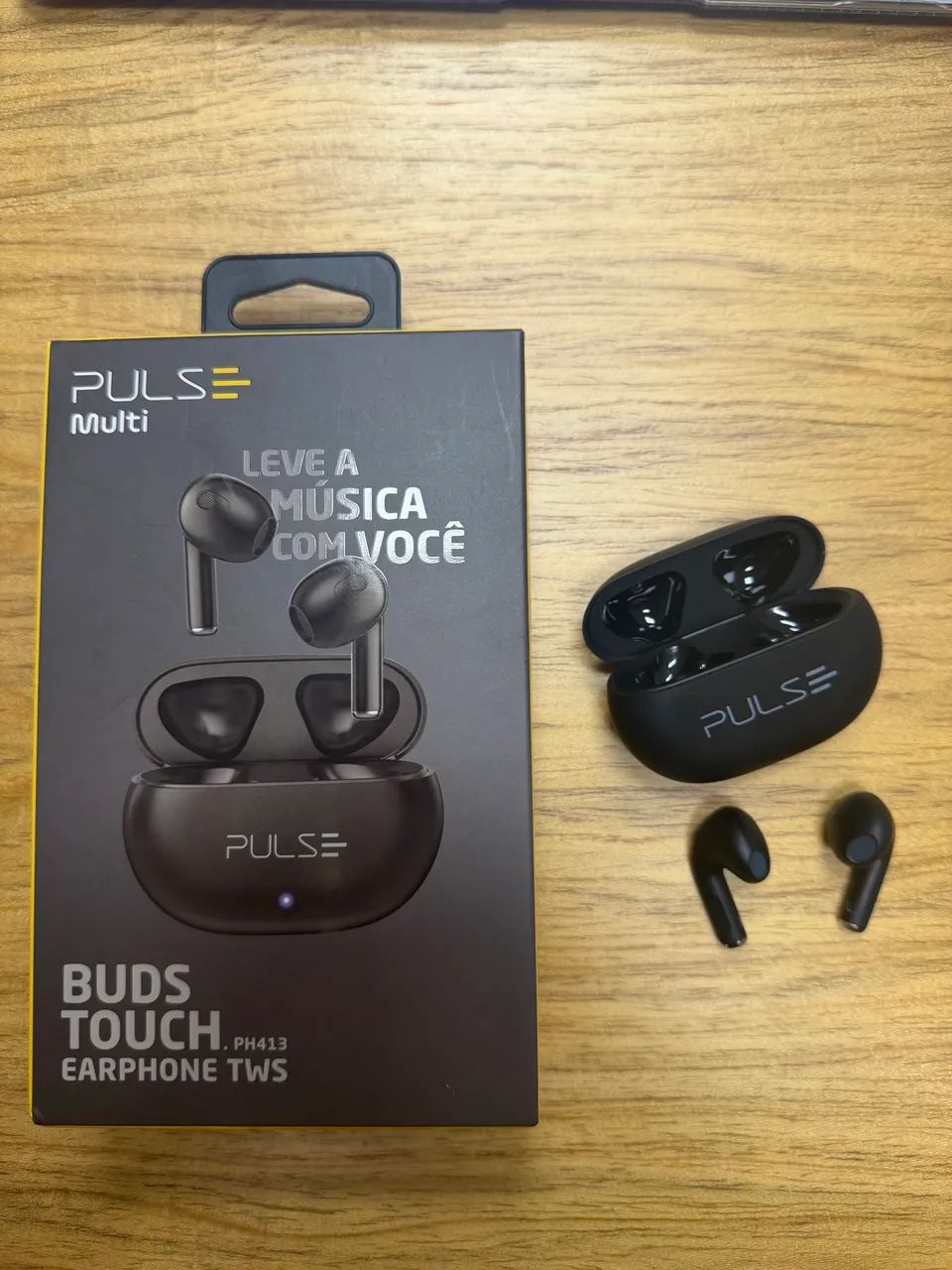 Fone de ouvido pulse Buds touch tws preto  - Foto 3
