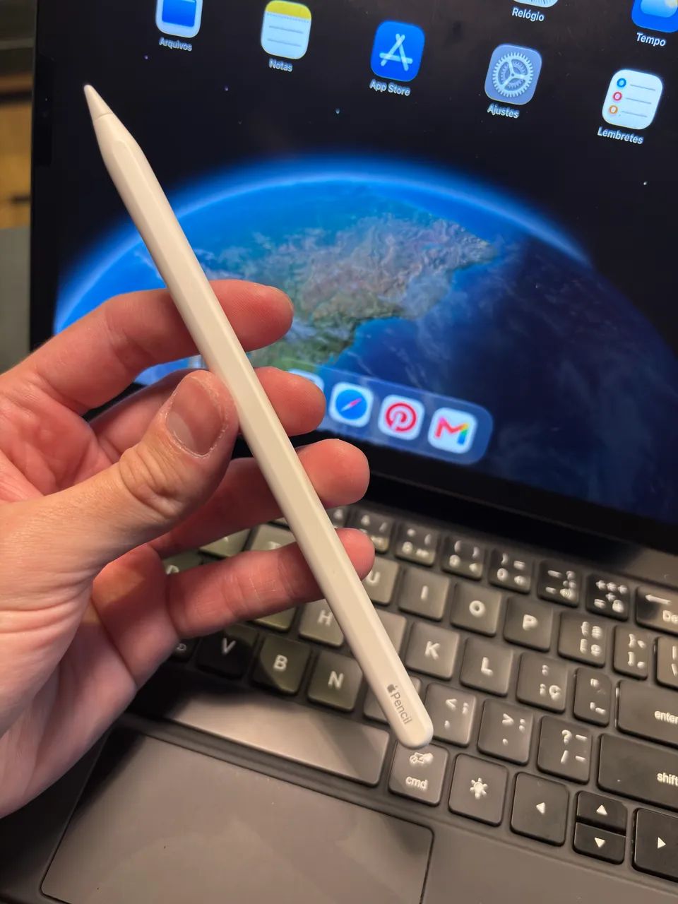 Apple Pencil 2º geração A2051 - Foto 2