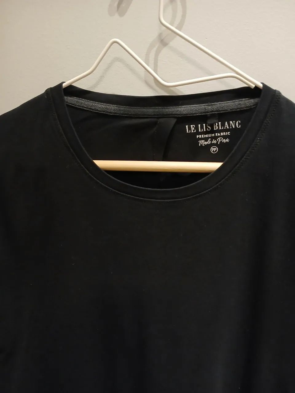 Blusa Le lis blanc algodão preto Tam PP - Foto 2