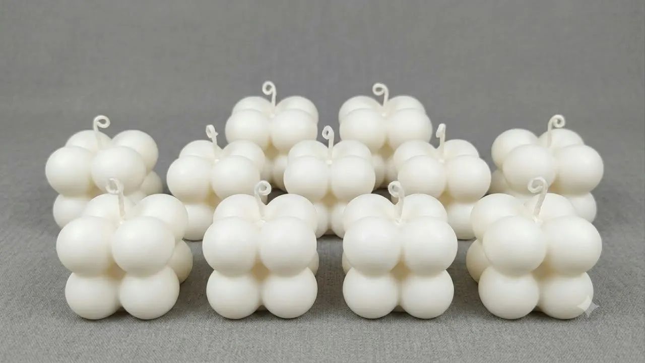 Kit 10 Velas Mini Bubbles Aromáticas - Lembrancinhas  - Foto 4