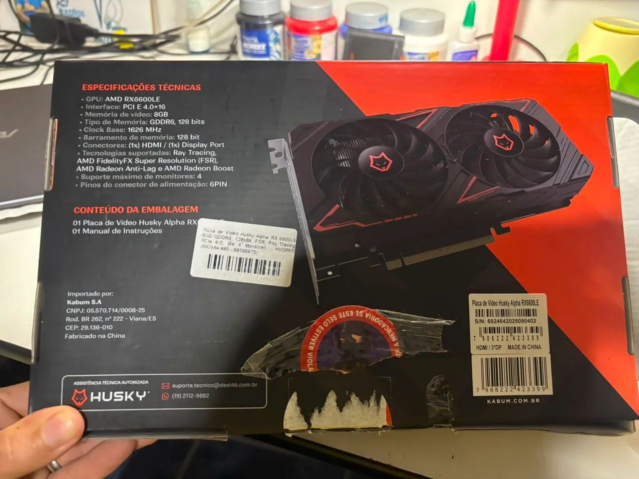 AMD RX 6600 8GB Nova aberta só pra testa - Foto 2