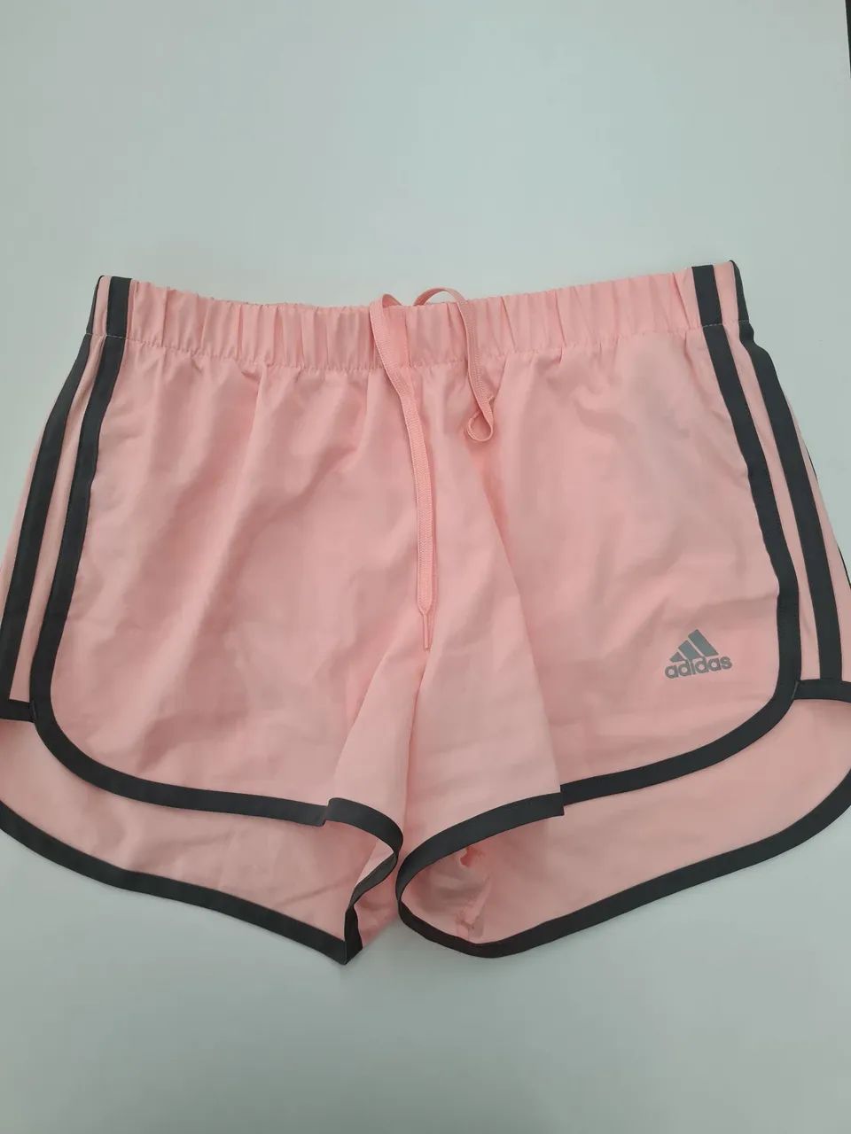 Short Adidas Running Aeroready - Rosa bebê e Cinza 