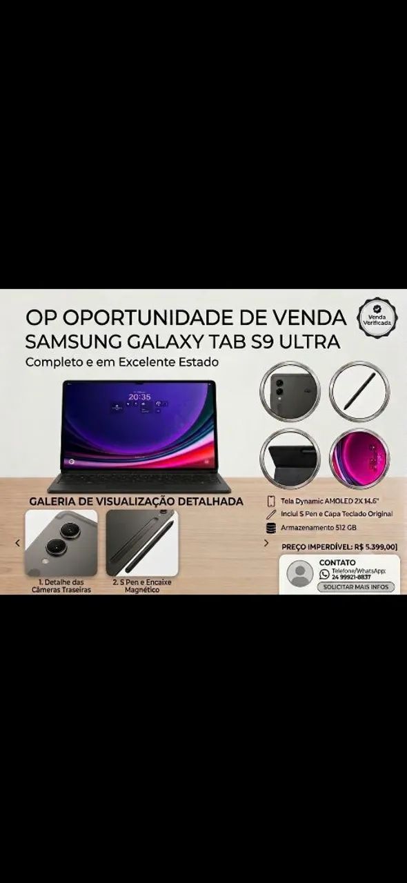 Samsung tablet Ultra S9 512 gb 