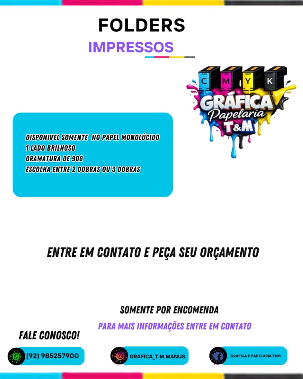 Folders Impressos - Foto 3
