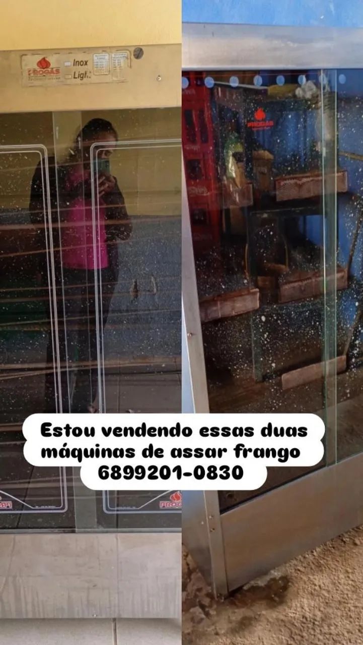 Vendendo máquina de assar frango 