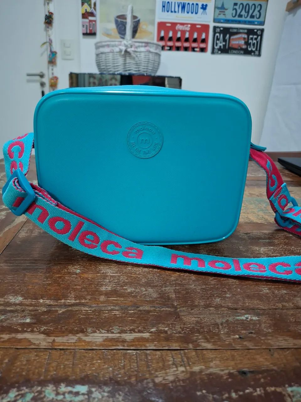 BOLSA AZUL EM PVC FLEXÍVEL- MOLECA