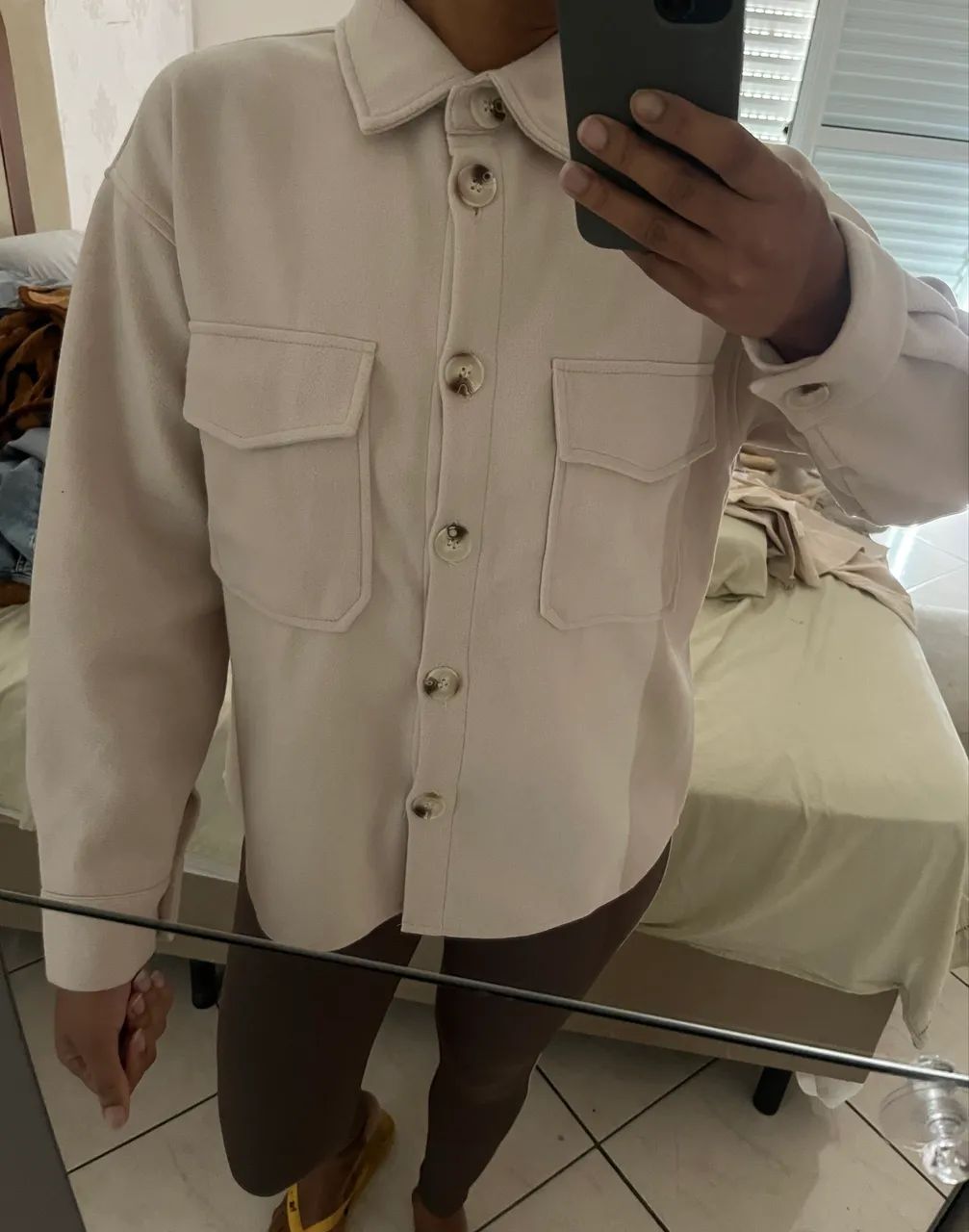 Casaco Oversized feminino Nova sem uso TAM P  - Foto 4