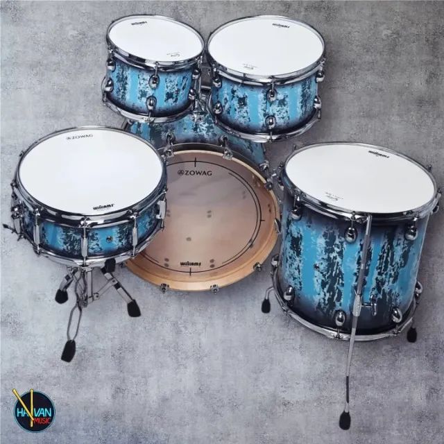洋楽 GWAR Bateria Zowag Z5 Modern Fusion Madeira Blue Wire Shell Pack