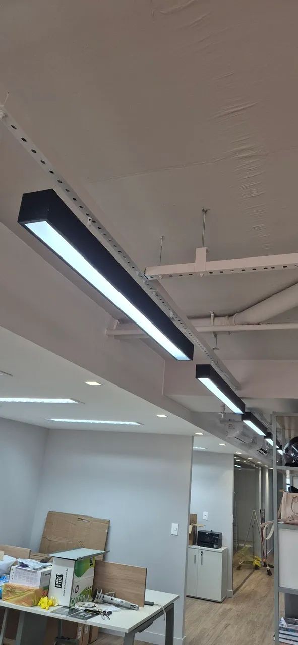 Luminárias com lâmpada led T8! 