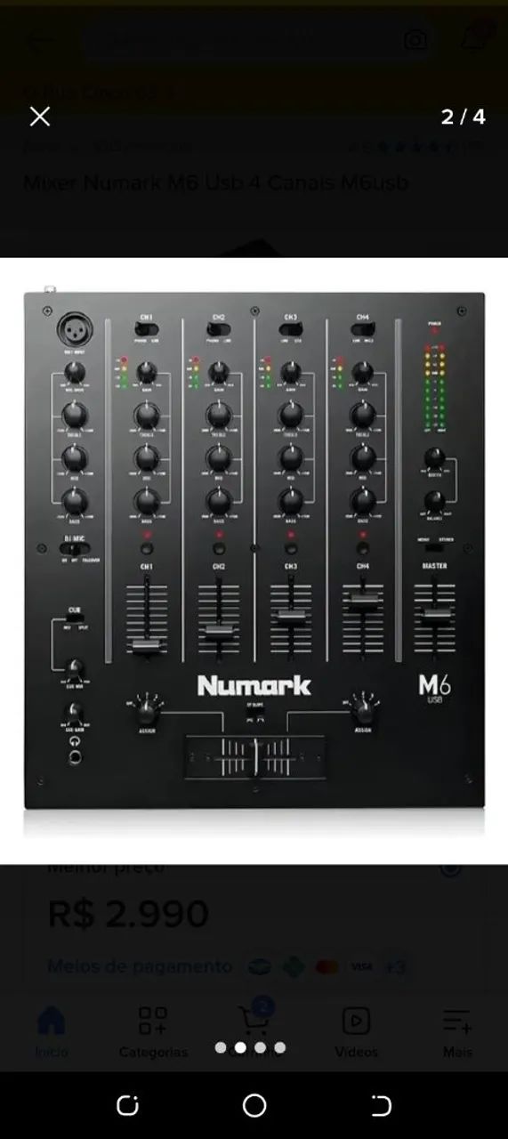 Mixer NUMARK M6 USB  - Foto 2
