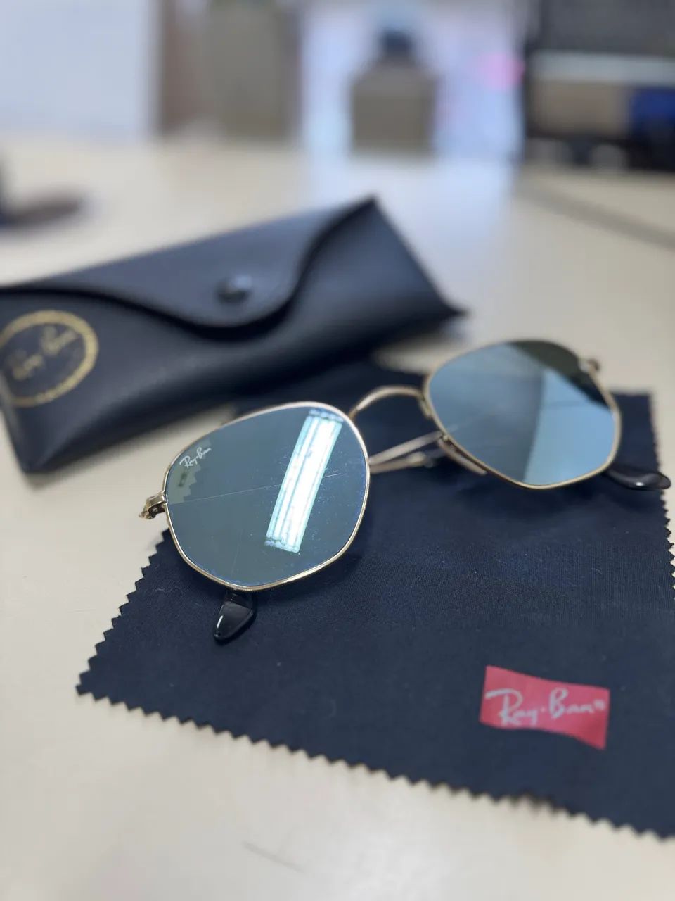 ÓCULOS RAY BAN HEXAGONAL - ORIGINAL - Foto 3