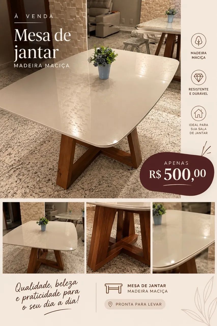 VENDO MESA DE JANTAR 