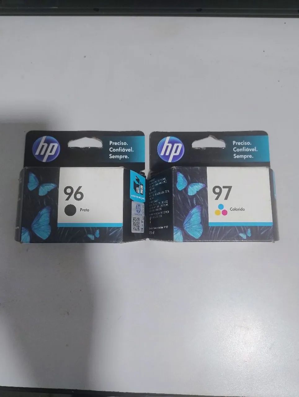 Kit Cartuchos HP-96a e 97a validade expirada porém novos lacrados 