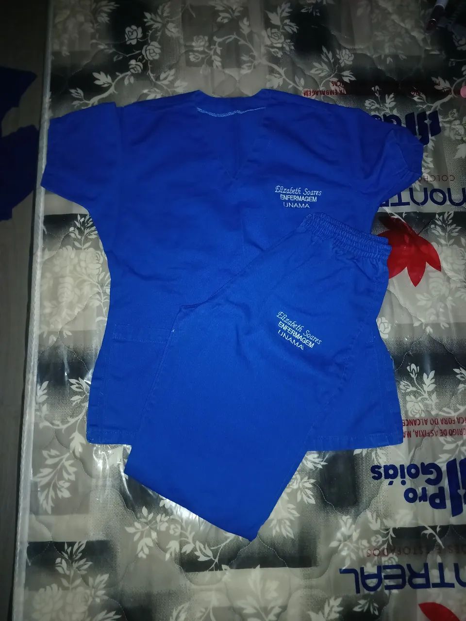 Kit 2 Pares de Scrub Tecido Brim Hospitalar  - Foto 2
