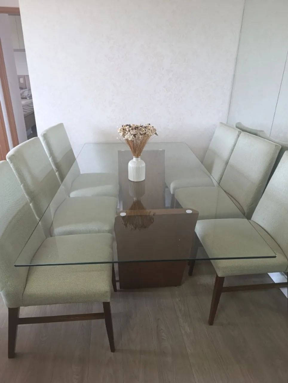 Mesa de jantar de madeira - Foto 4