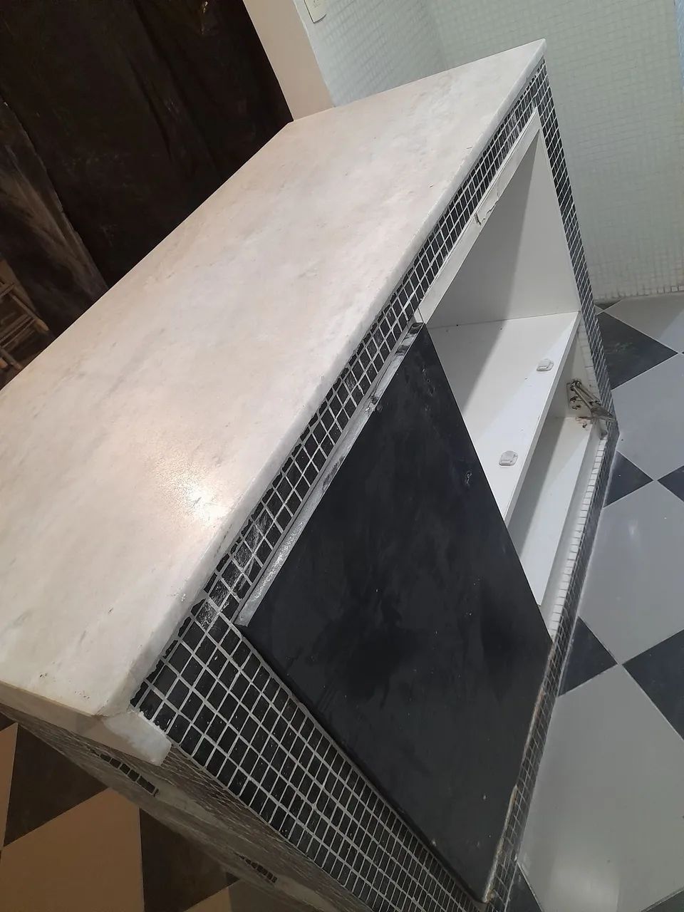 Bancada marmore branco para ilha  - Foto 5